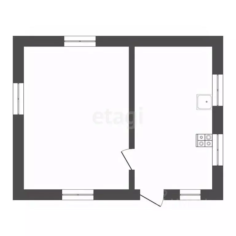 Дом в Тюменская область, Тюмень Плодовое СНТ, ул. Энтузиастов (30 м) - Фото 2