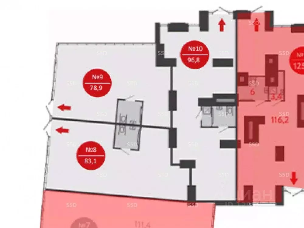 Торговая площадь в Москва ул. 1-я Ватутинская, 14к2 (79 м) - Фото 2