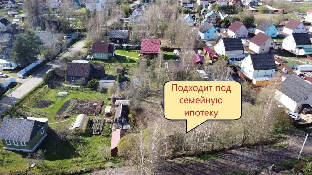 Участок в Ленинградская область, Отрадное Кировский район, 7-я линия ... - Фото 0