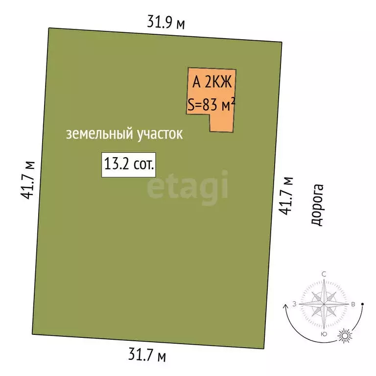 Дом в Тюмень, 4-й км Салаирского тракта (83 м) - Фото 1