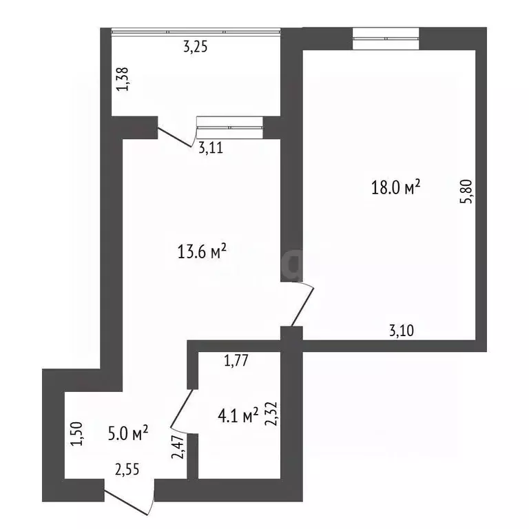 1-к кв. Амурская область, Благовещенск Игнатьевское ш., 14/10 (40.7 м) - Фото 1