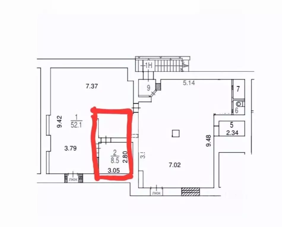 Помещение свободного назначения в Москва Бауманская ул., 33/2С8 (15 м) - Фото 2