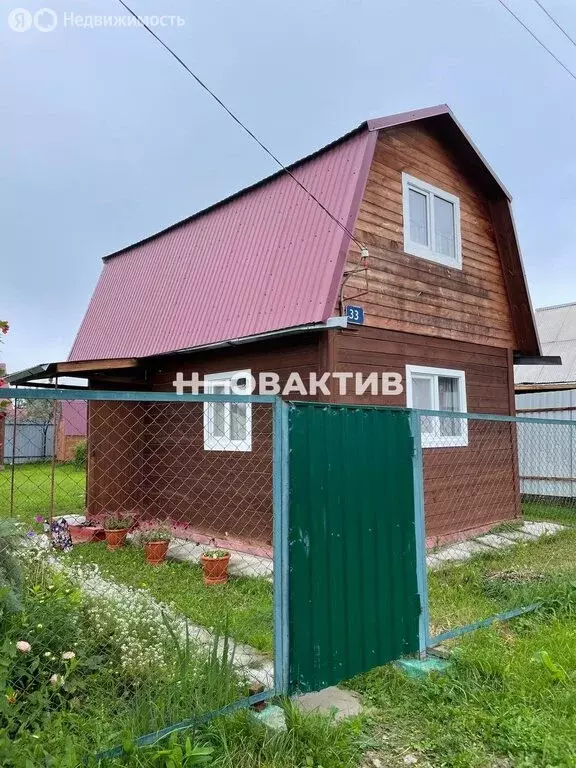 Дом в Криводановский сельсовет, садовое товарищество Медик, Берёзовая ... - Фото 1