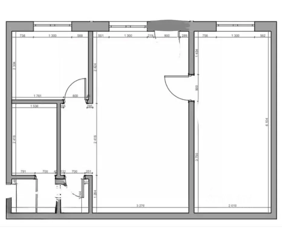 2-к кв. Татарстан, Казань ул. Химиков, 29 (43.1 м) - Фото 2