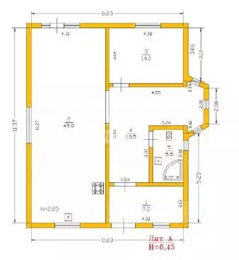 Дом в Нижегородская область, Нижний Новгород д. Зелецино, 17 (215 м) - Фото 2
