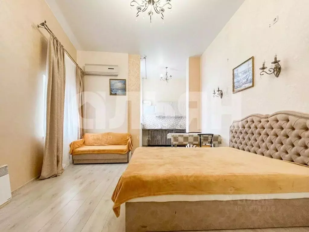 1-к кв. Крым, Алушта муниципальный округ, Партенит пгт ул. Прибрежная, ... - Фото 1