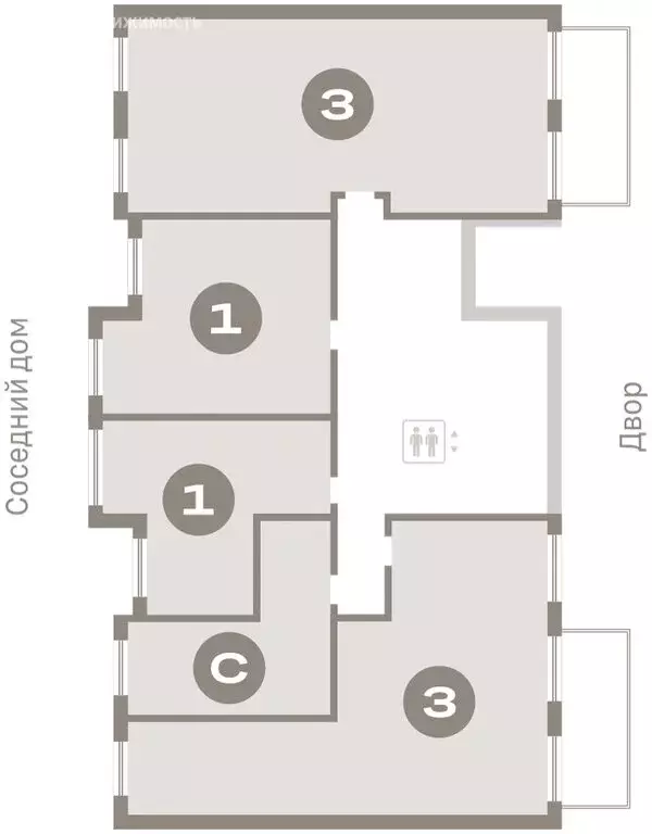 Квартира-студия: Екатеринбург, Торфяной переулок, 10 (28.7 м) - Фото 2