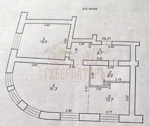 2-к кв. Тверская область, Тверь наб. Степана Разина, 2 (76.7 м) - Фото 2