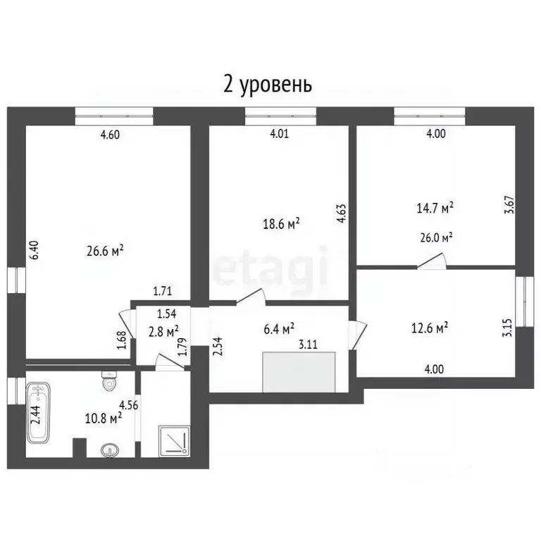 6-к кв. Калининградская область, Калининград Тихая ул., 20 (182.0 м) - Фото 1