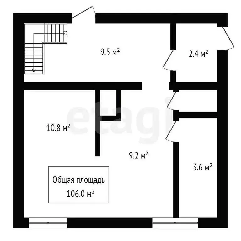 Дом в село Кызыл-Озек, улица Окулич-Казариной (106 м) - Фото 2