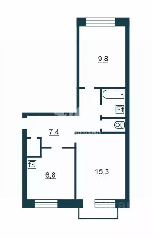 2-к кв. Новосибирская область, Тогучинский район, Горный рп ... - Фото 2