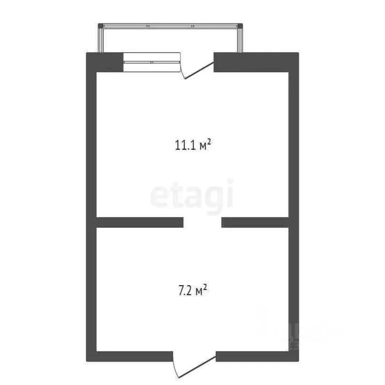 Комната Брянская область, Брянск Ново-Советская ул., 71 (18.1 м) - Фото 1