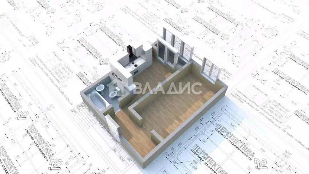 1-к кв. Иркутская область, Ангарск 22-й мкр, 42 (37.0 м) - Фото 2