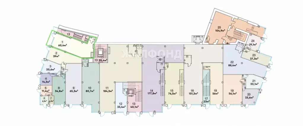 Торговая площадь в Москва Большая Бронная ул., 11 (60 м) - Фото 1
