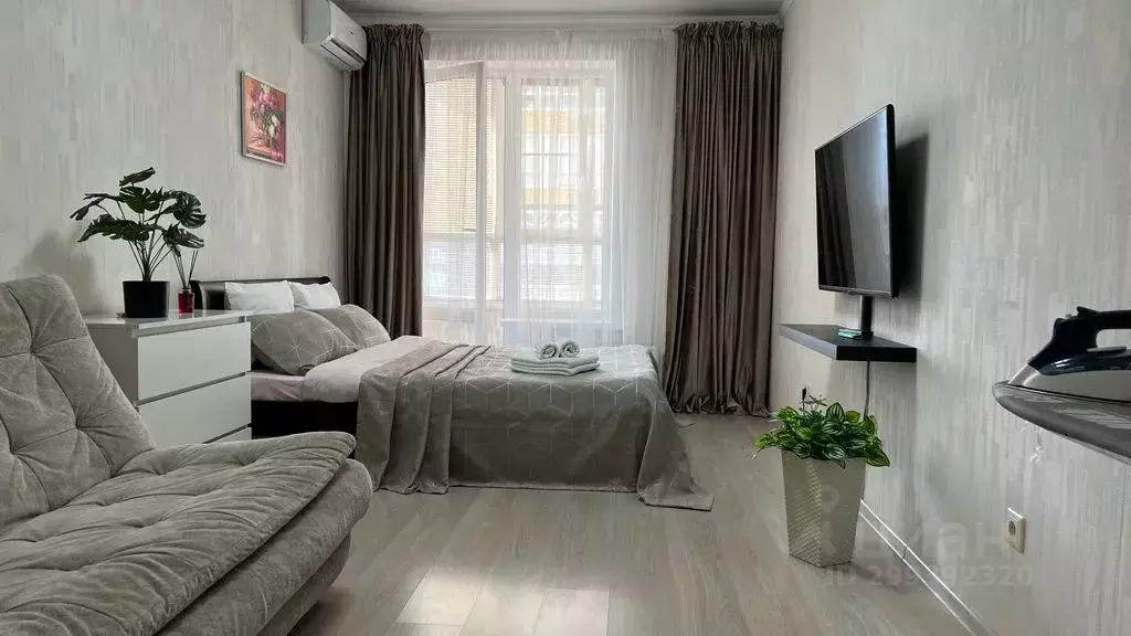 1-к кв. Краснодарский край, Краснодар Старокубанская ул., 137к2 (47.0 ... - Фото 1