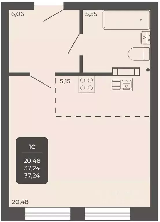 Офис в Новосибирская область, Новосибирск Автогенная ул., 75 (37 м) - Фото 1