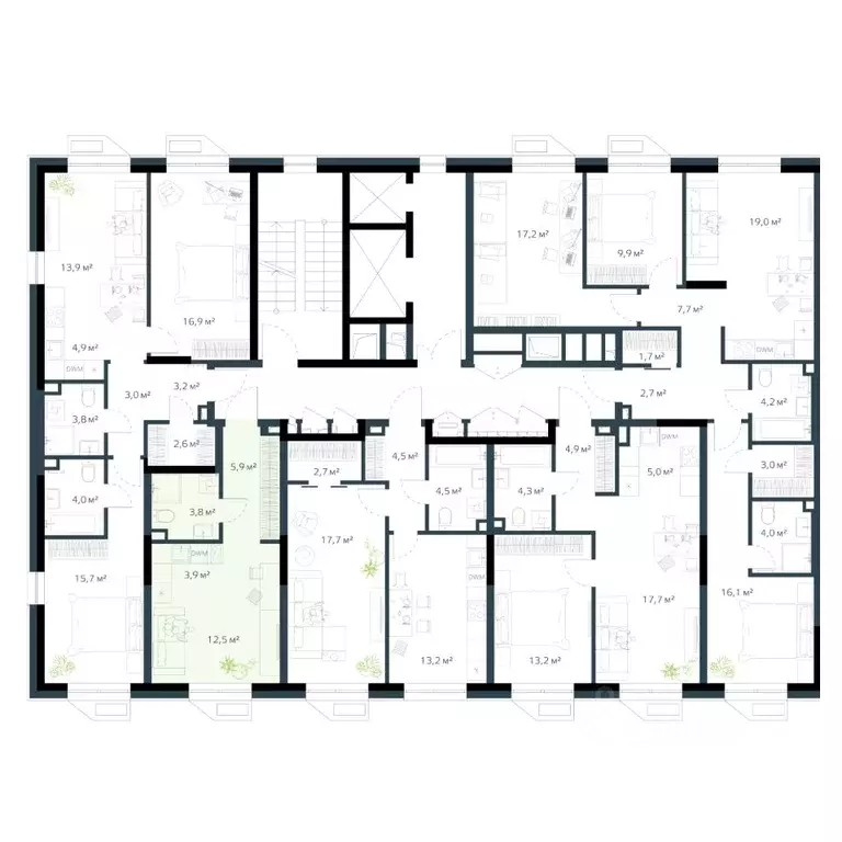 1-к кв. Приморский край, Владивосток Дом на Востоке жилой комплекс, ... - Фото 2