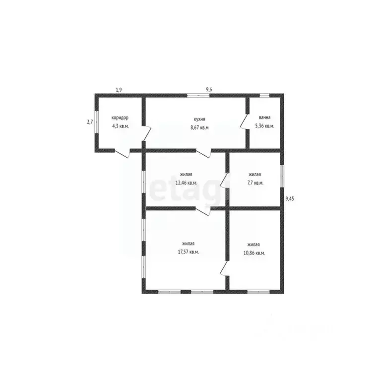 Дом в Адыгея, Майкопский район, Кировское с/пос, Северо-Восточные Сады ... - Фото 2