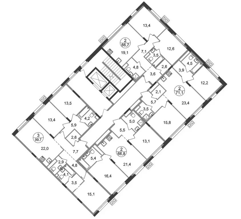 2-к кв. Московская область, Одинцовский городской округ, Заречье пгт ... - Фото 2