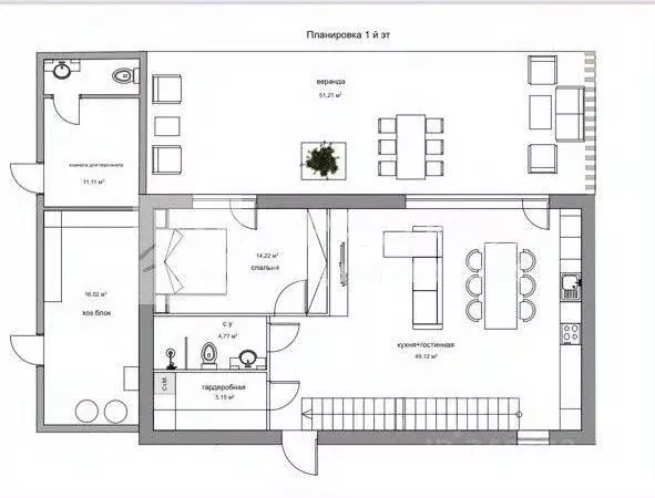 Дом, 172.2 м - Фото 2