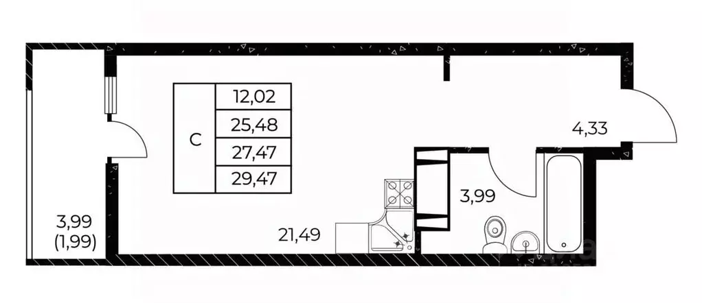 Студия Ростовская область, Ростов-на-Дону Звезда Столицы 2 жилой ... - Фото 1