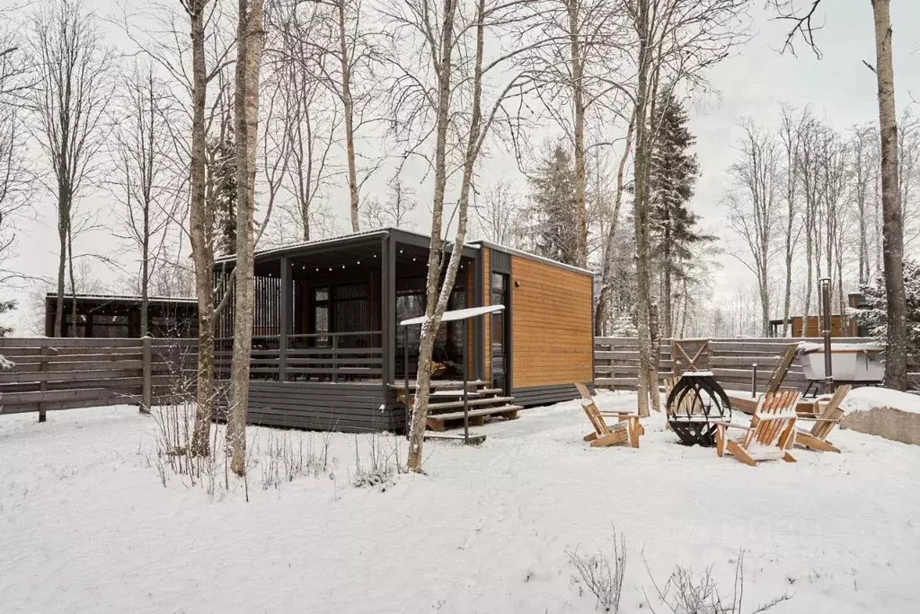 Дом в Ленинградская область, Приозерский район, Сосновское с/пос, ... - Фото 1