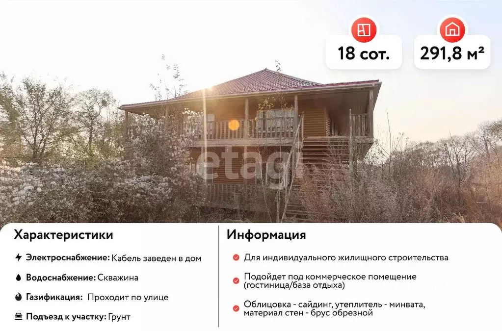 Дом в Хабаровский край, Имени Лазо район, Переяславка рп ул. ... - Фото 1