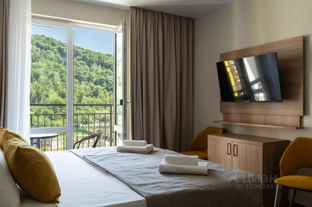 Студия Краснодарский край, Сочи ул. Искры, 88к3 (27.7 м) - Фото 0
