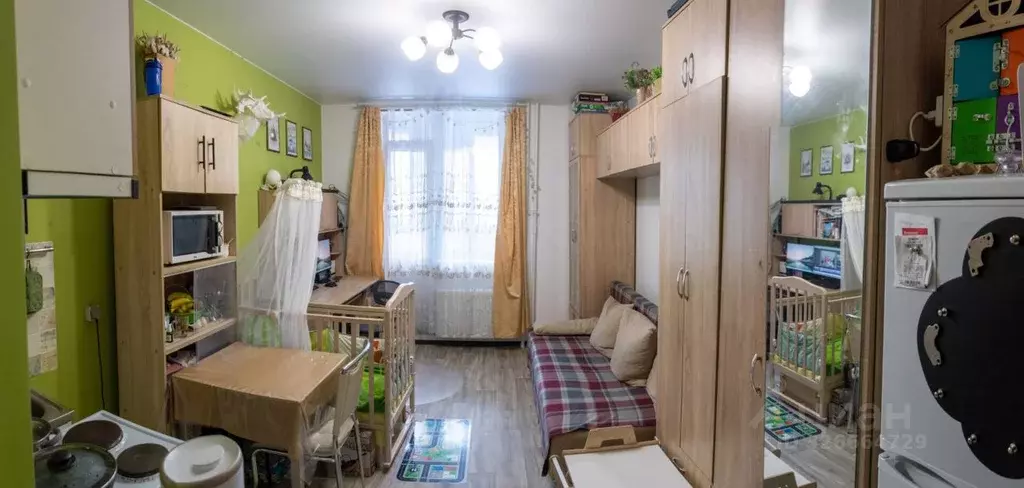 Студия Ленинградская область, Мурино Всеволожский район, ул. Графская, ... - Фото 2