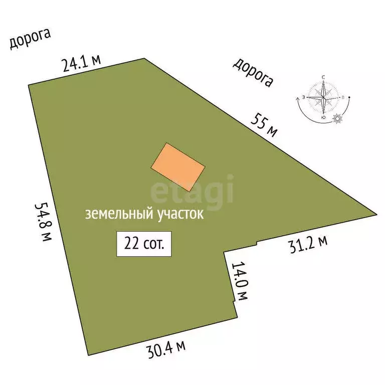 Дом в село Исетское, улица 40 лет Победы (64.1 м) - Фото 1