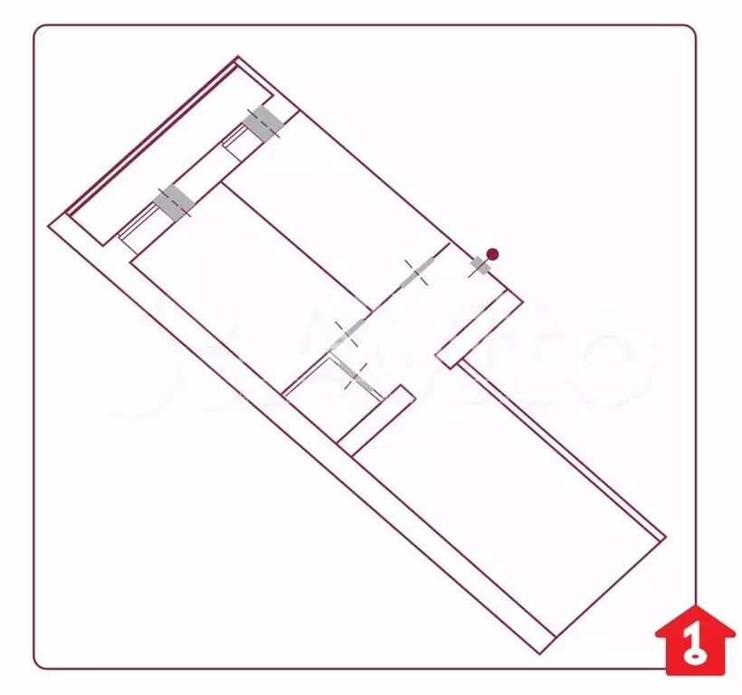 2-к. квартира, 63,6 м, 11/13 эт. - Фото 0