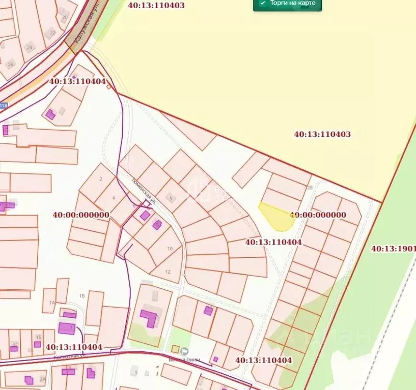 Участок в Калужская область, Малоярославецкий муниципальный округ, д. ... - Фото 2