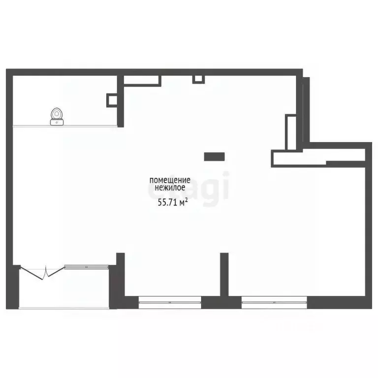 Торговая площадь в Тюменская область, Тюмень Интернациональная ул., ... - Фото 2