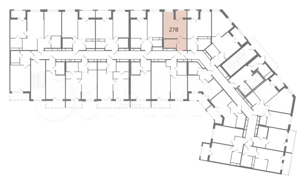 Квартира-студия, 27 м, 8/12 эт. - Фото 1