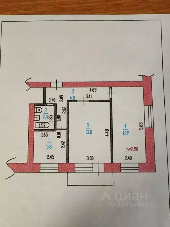 2-к кв. Алтайский край, Барнаул просп. Строителей, 10 (43.0 м) - Фото 1