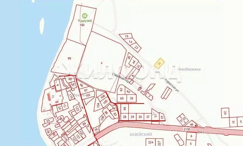 Участок в Амурская область, Благовещенск Амурская ул. (15.0 сот.) - Фото 2