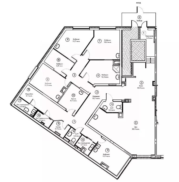 Торговая площадь в Московская область, Одинцовский городской округ, с. ... - Фото 2