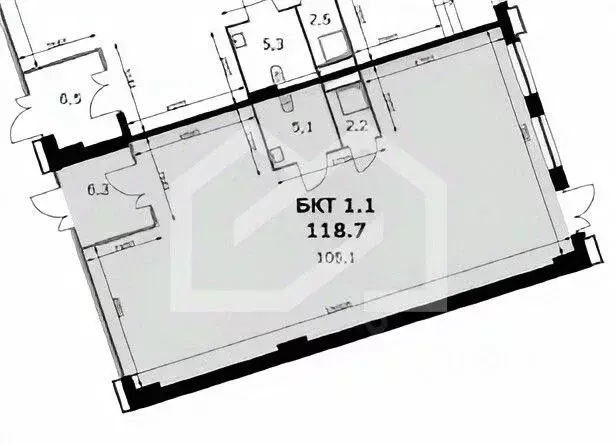 Помещение свободного назначения в Москва Сидней Сити жилой комплекс, ... - Фото 2