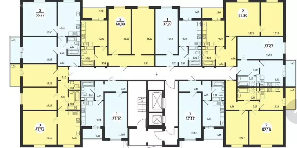 2-комнатная квартира: Магнитогорск, улица 50-летия Магнитки, 29/1 ... - Фото 2