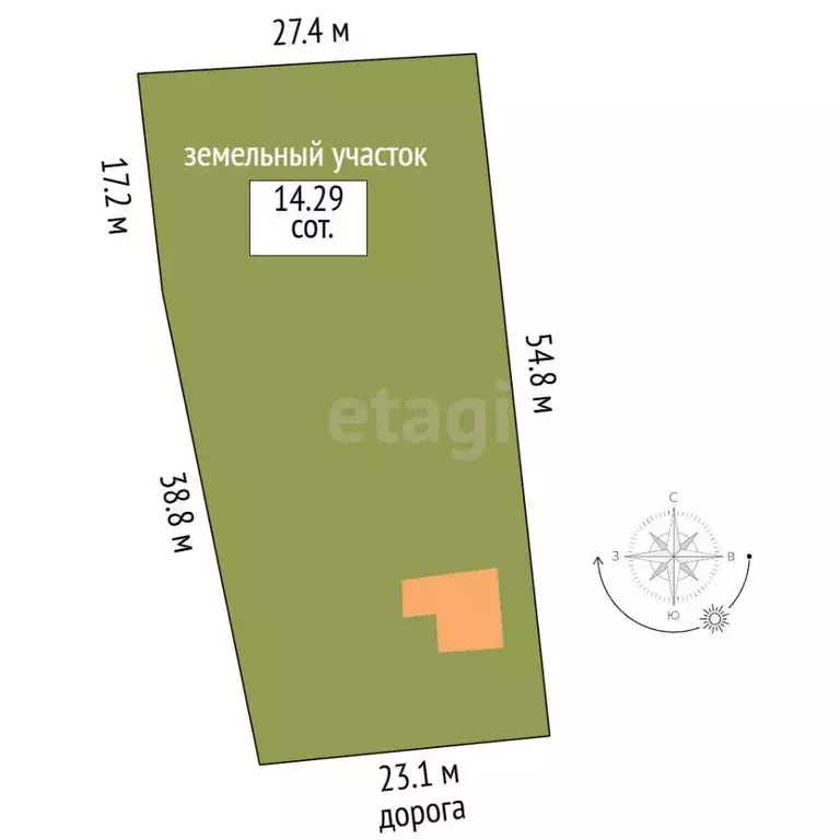 Дом в Крым, Красногвардейский район, Пятихатское с/пос, с. Заречное ... - Фото 2