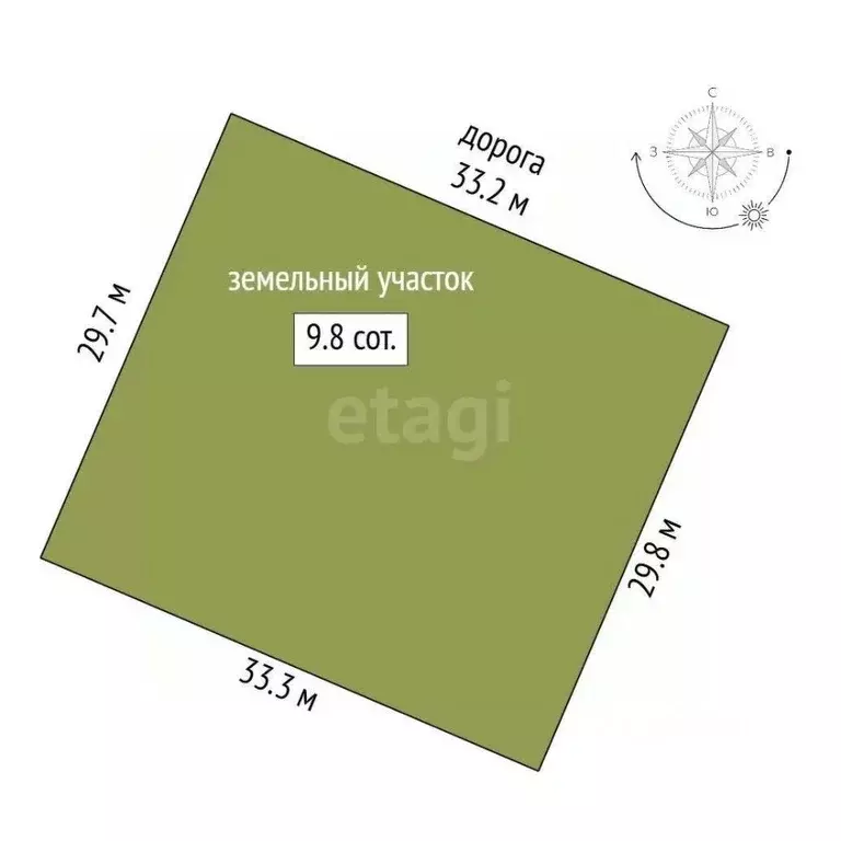 Участок в Саха (Якутия), Мегино-Кангаласский улус, Нижний Бестях пгт  ... - Фото 1