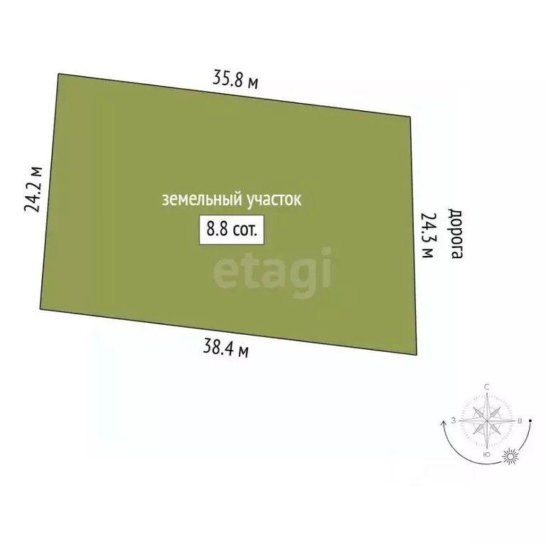 Участок в Вологодская область, Череповец 30-й мкр,  (8.8 сот.) - Фото 2