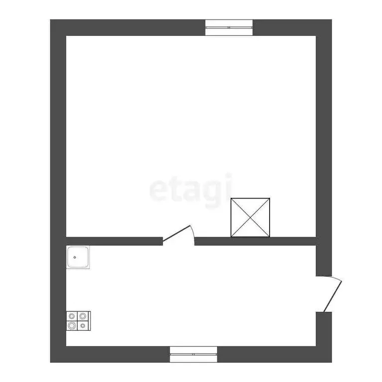 Дом в Нижнетавдинский район, деревня Сосновка (40 м) - Фото 0
