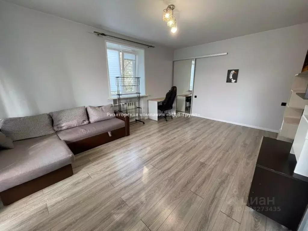 1-к кв. Хабаровский край, Хабаровск ул. Постышева, 11 (33.0 м) - Фото 0