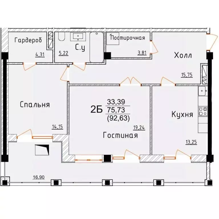 2-к кв. Дагестан, Дербент ул. Графа Воронцова, 78скА-3 (92.63 м) - Фото 0