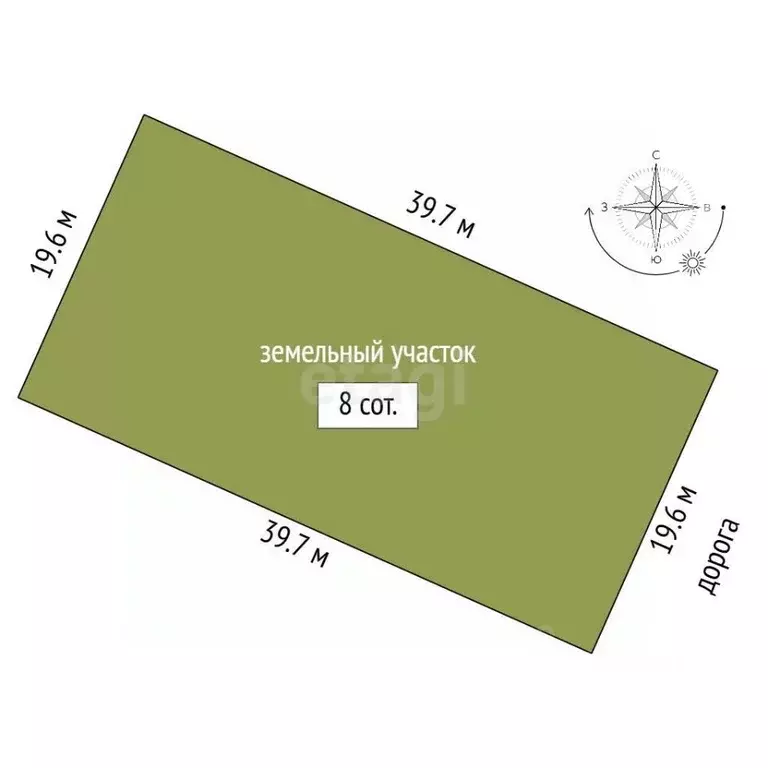 Участок в Башкортостан, Стерлитамакский район, Айгулевский сельсовет, ... - Фото 2