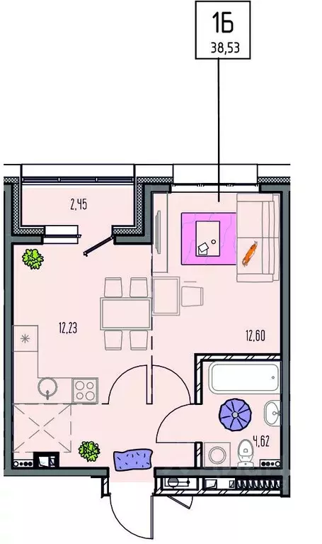 1-к кв. Иркутская область, Иркутск Правобережный округ, Лотос жилой ... - Фото 1