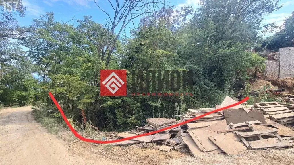 Участок в Крым, Ялта муниципальный округ, Ореанда пгт 13А (12.8 сот.) - Фото 1
