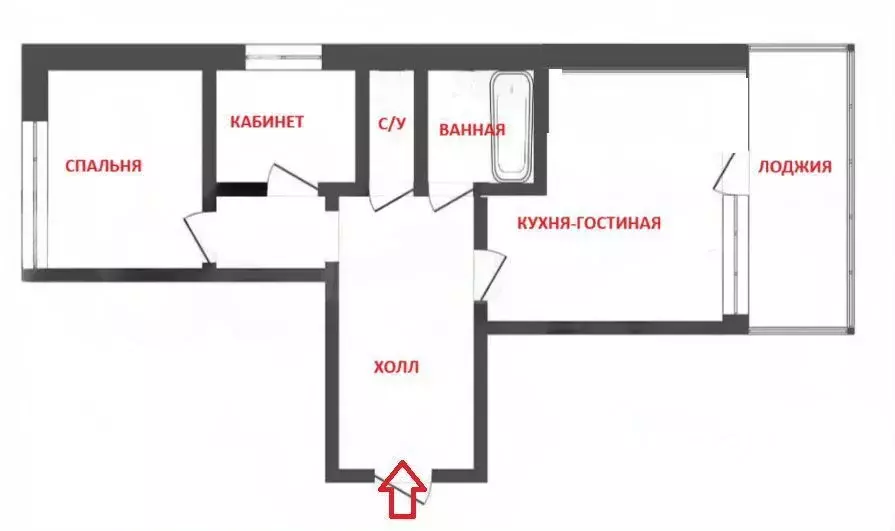 2-к кв. Московская область, Клин ул. Профсоюзная, 13к1 (51.0 м) - Фото 0