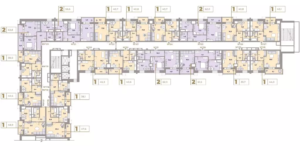 2-к кв. Москва Автозаводская ул., 23С120 (62.2 м) - Фото 1